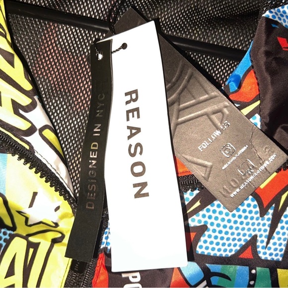 Men’s Medium Reason Popeye Exclusive Collab Jacket For Sale NWT - Picture 4 of 6